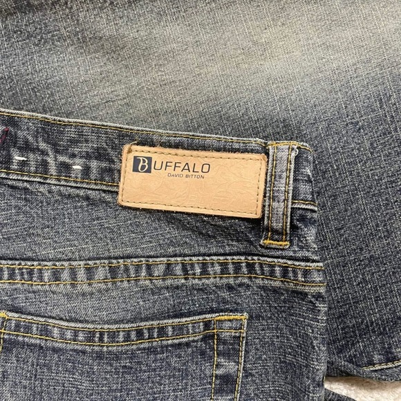 Vintage Buffalo David Bitton Flare Jeans Womens 32 Fade Wash Denim Y2K Mid Rise - Picture 4 of 8